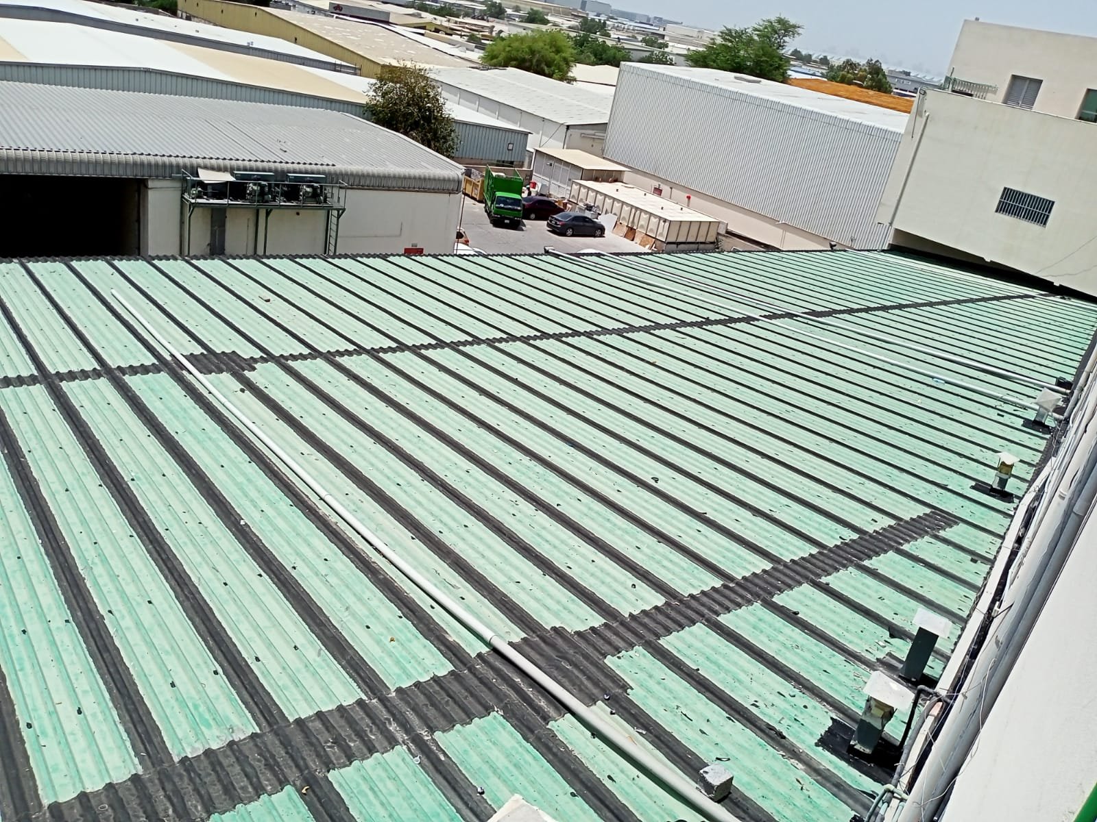 Metal Roof Waterproofing for Bin Shabib Contracting LLC by Leak Lock UAE