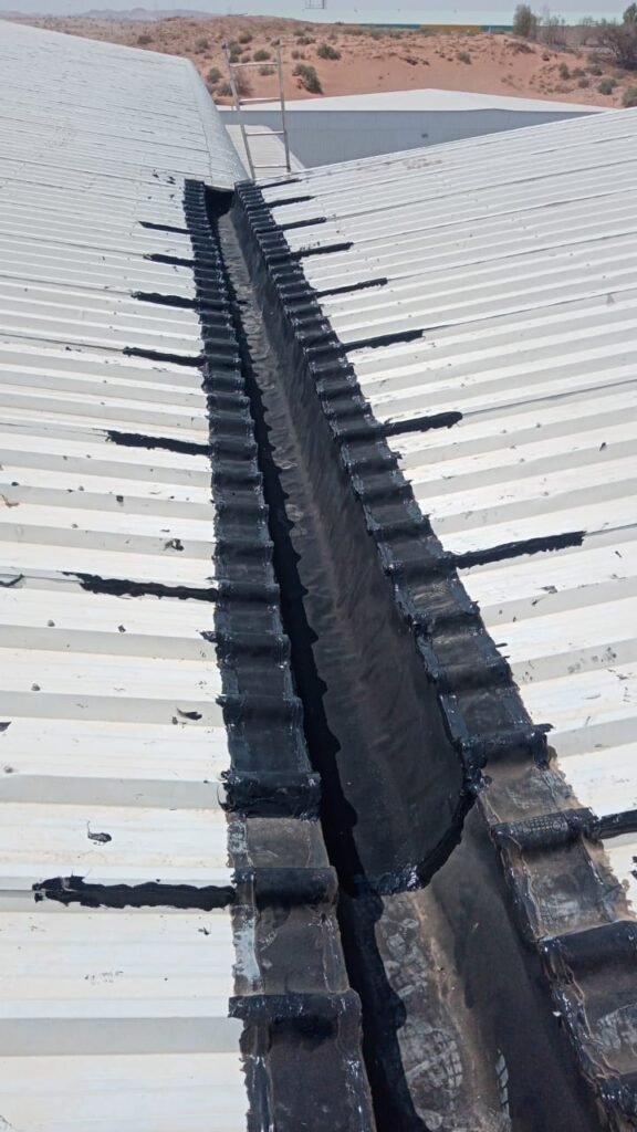 Metal Roof Waterproofing for Al Seer Group by Leak Lock UAE