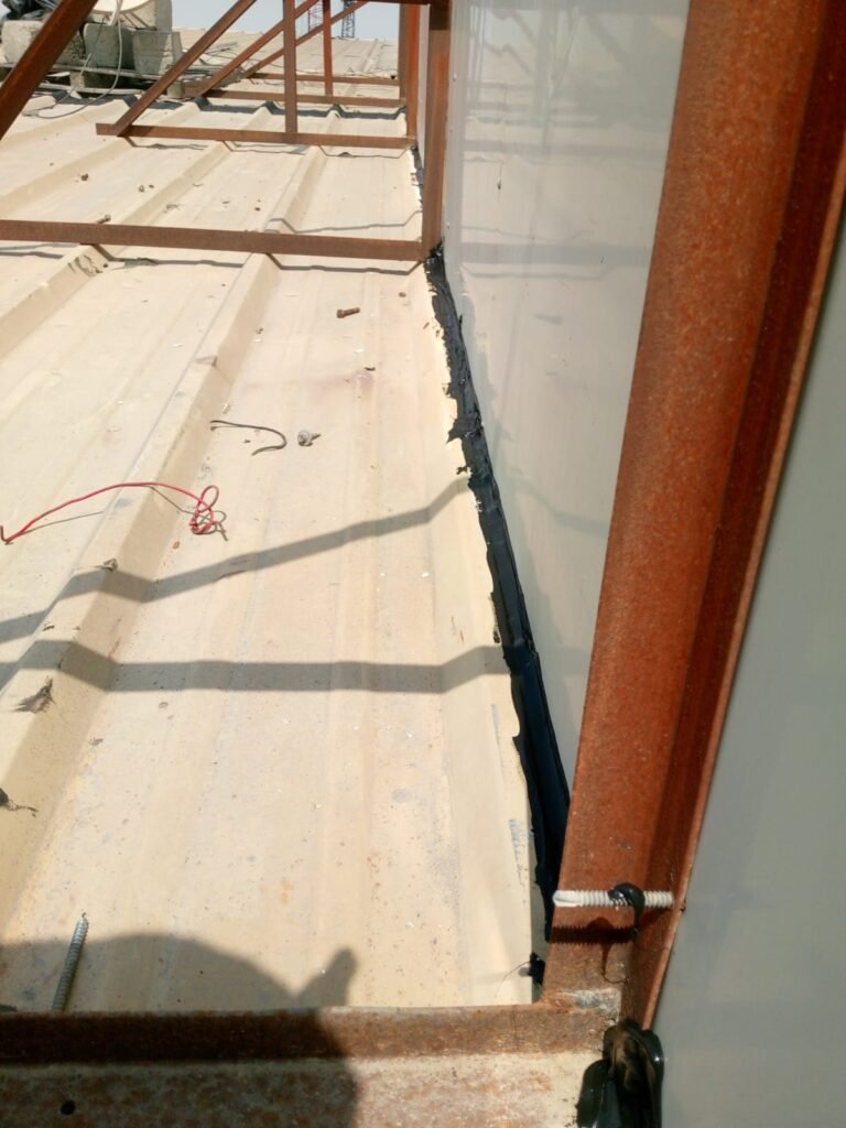 Metal Roof Gutter Waterproofing for Fujairah Steel by Leak Lock UAE, photo 5