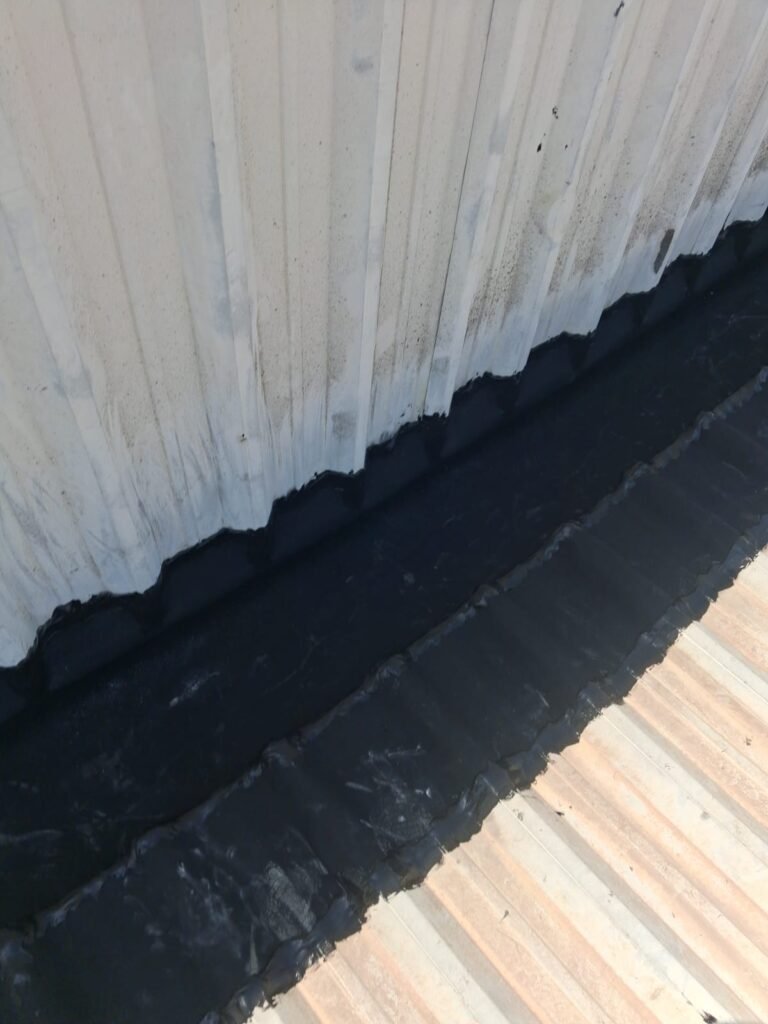 Metal Roof Gutter Waterproofing for Gulf Extrusions by Leak Lock UAE, photo 2