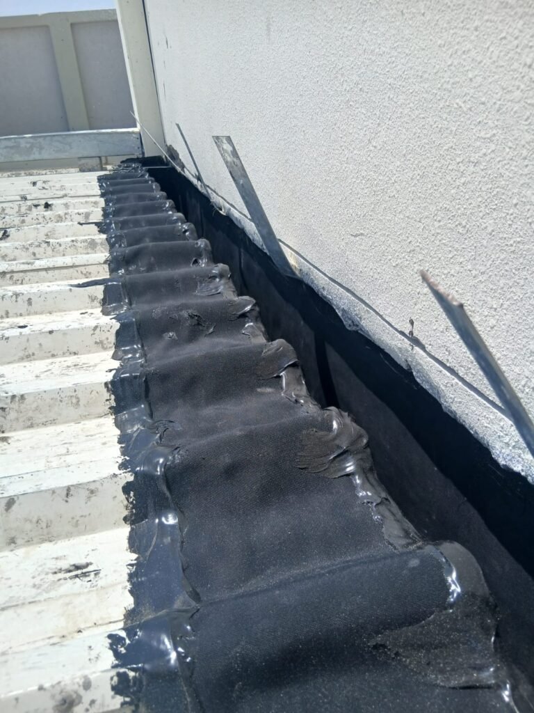 Metal Roof Gutter Waterproofing for Hardco by Leak Lock UAE