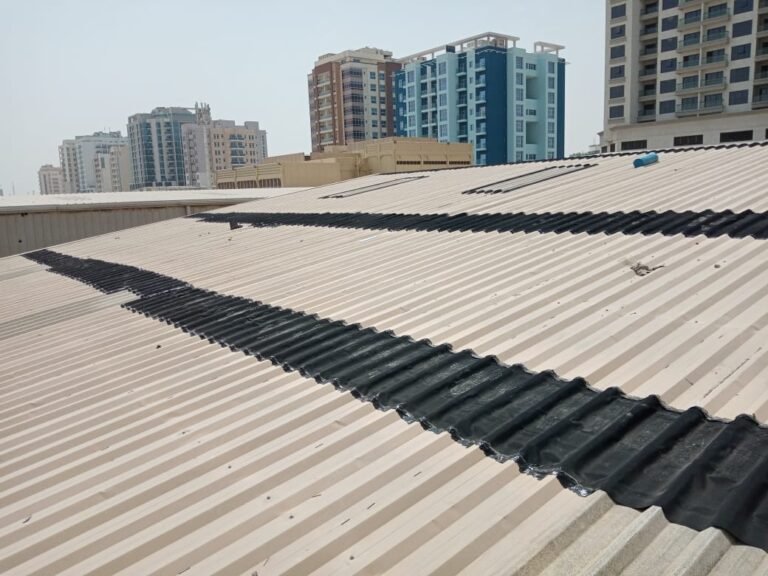 Metal Roof Waterproofing for Teeba Engineering by Leak Lock UAE